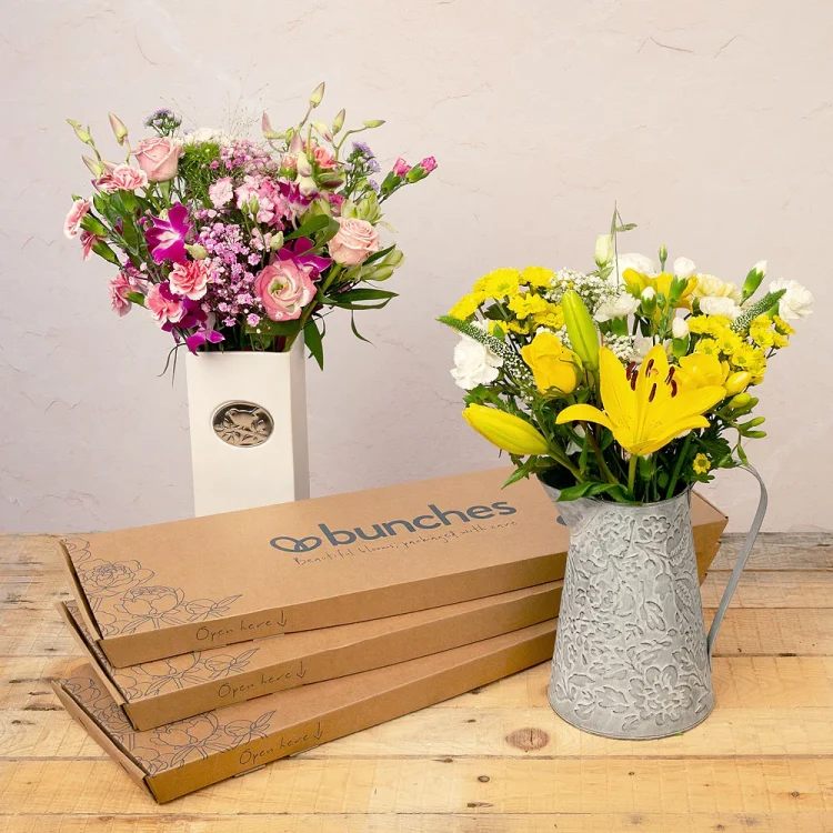 Grab variety of beautiful birthday flowers and gifts at ”BUNCHES”