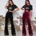Beautiful high waist tapered & fit and flare trousers at