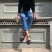 Beautiful leather touch fastening touch mary janes at