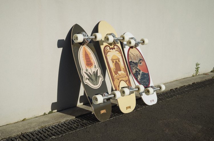 Yow Chiba, Shadow & Waikiki SKateboard Available At Ann’s Cottage