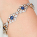 Shop crystal hoop earrings, Mother days jewellery & 7ct brilliant cut simulated sapphire bracelet at