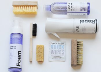 Foot district selling branded shoe-care products