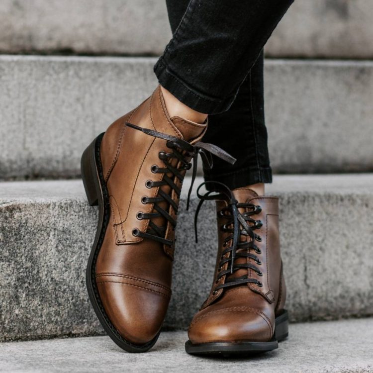 I always love to dress up, but I usually end up in a leather jacket and boots –