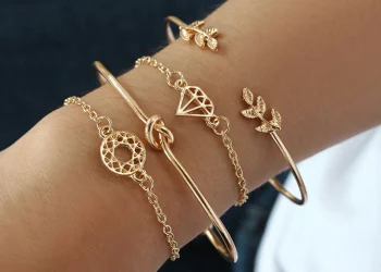 A kiss on the hand may feel very, very good, but a diamond and sapphire bracelet lasts forever –