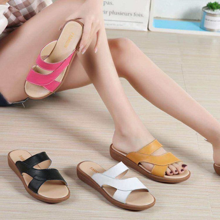 Instead of trying to cover the whole world with leather, put on some sandals –