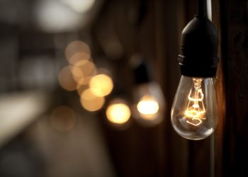 A light bulb creates an environment by its mere presence –