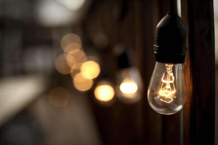 A light bulb creates an environment by its mere presence –