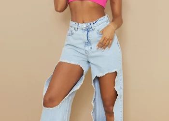 High-waisted, wide-leg styles can make you appear taller, slimmer and leaner