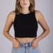 Crop tops are designed to accentuate the midriff region of the wearer