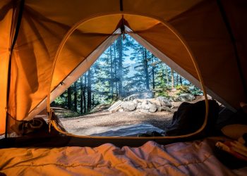One of the happiest times of my life, I lived in a tent on a porch on Hawaii –