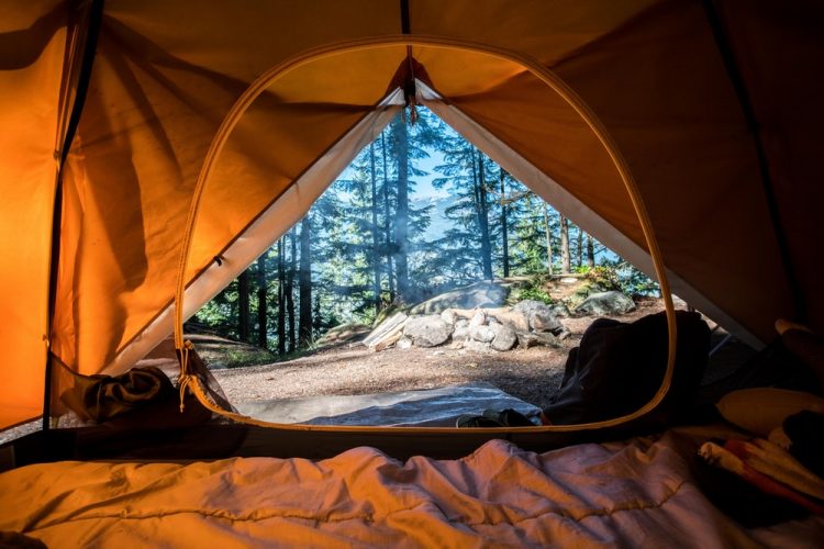 One of the happiest times of my life, I lived in a tent on a porch on Hawaii –