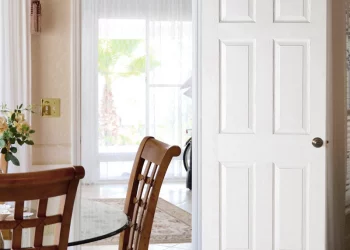 Behind our unremarkable front door waits the little world of our making our home –