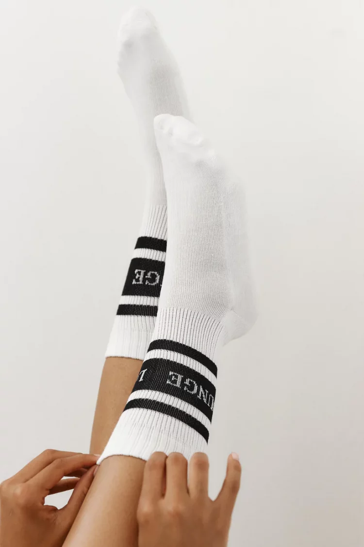 Wearing socks will help keep your feet smooth as they protect you from elements such as dust