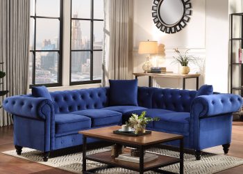 A velvet sofa is an excellent choice if you want to refresh the look and feel of your living room