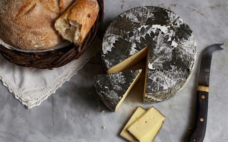 Cornish Yarg cheese is described as a low fat, mild to medium cheese, made with pasteurised cows milk