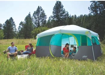 Living in a Tent Leaves A Smaller Footprint