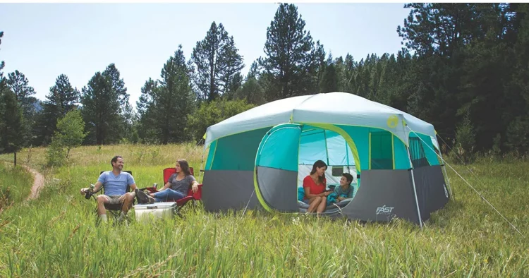 Living in a Tent Leaves A Smaller Footprint