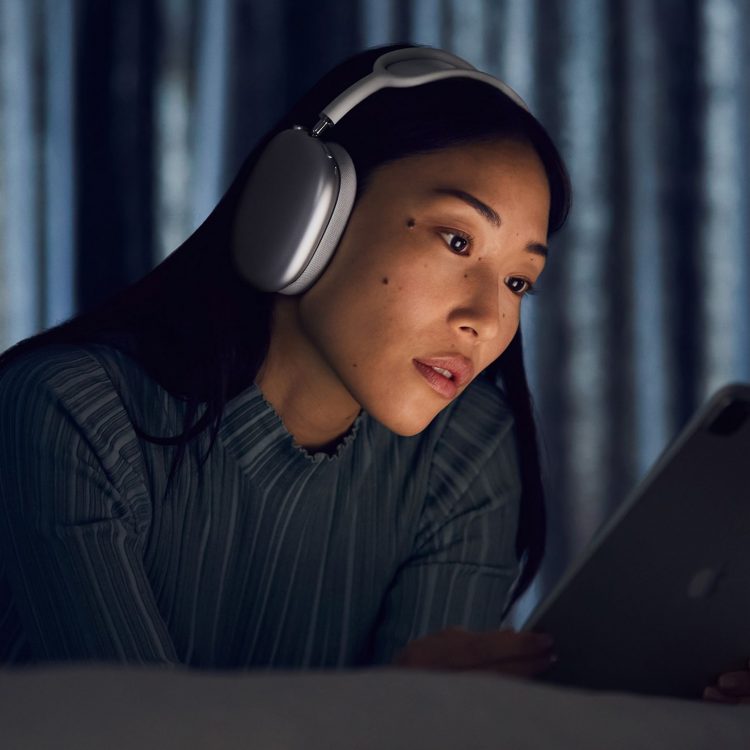 AirPods Max combine high-fidelity audio with industry-leading Active Noise Cancellation to deliver an unparalleled listening experience