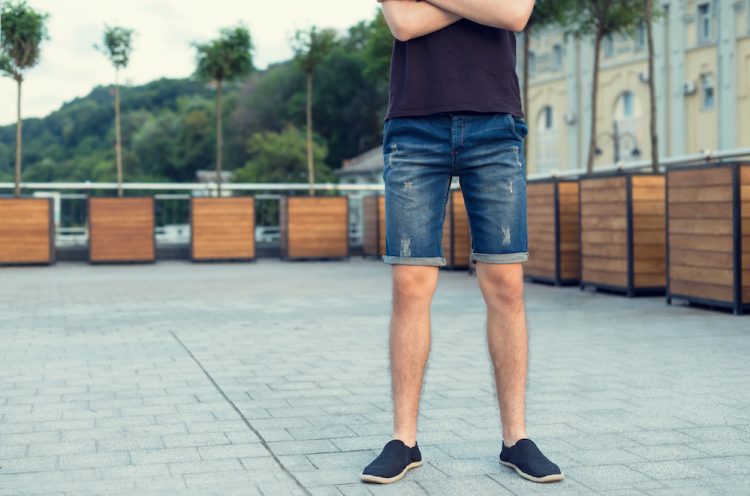 Comfort and air flow are more crucial than leg protection when wearing shorts in hot weather