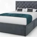 Divan base is a type of storage bed that consists of a wooden structure covered in a soft upholstered fabric
