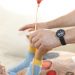 Watches provide the time of day, giving at least the hour and minute, and often the second