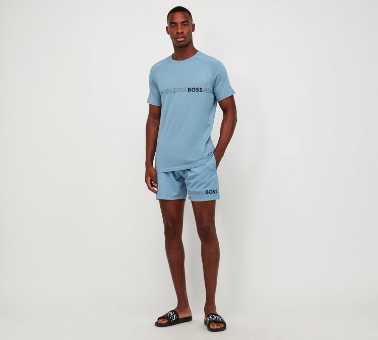 Swim trunks are also designed for more casual wear around the water