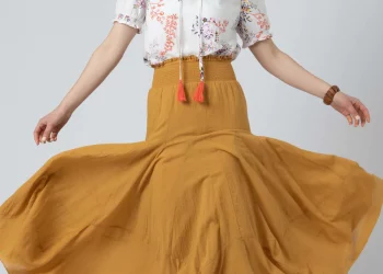 Skirts are cool, comfortable garment to wear and very easy to make