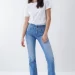 Push in secret technology which are the most comfortable high waist jeans and push you in at the waist for a Tummy Tuck effect