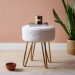 A stool or saddle seat allows you to sit, perch, and move as you work
