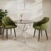 Dining table is especially one seating several persons, where meals are served and eaten, especially the major or more formal meals