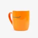 Ceramic mug are good to use for both cold and hot beverages and are microwave-safe!