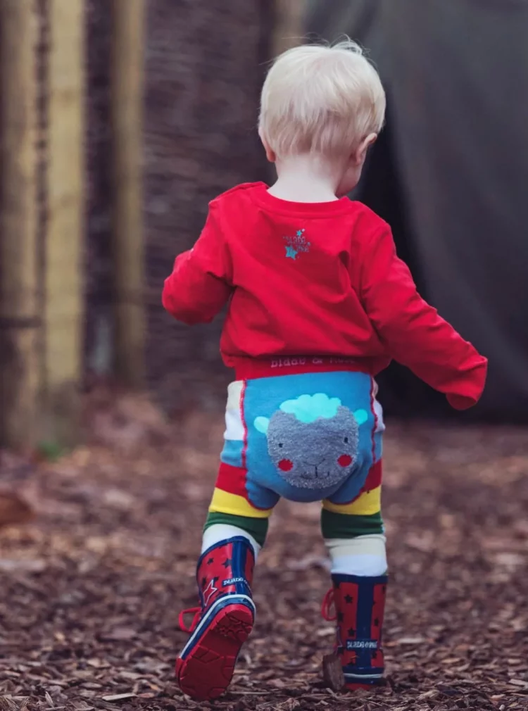 Baby leggings are the perfect way to protect their little knees and keep their legs warm