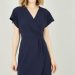 What are the different ways to wear a wrap dress?
