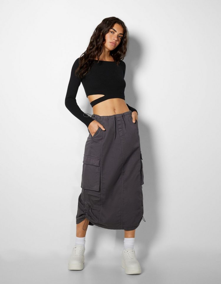 What body type can wear midi skirts?