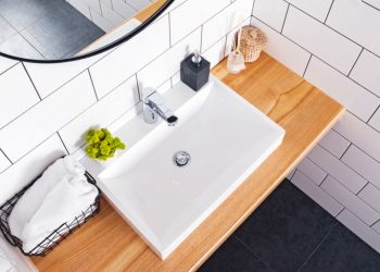 How do you get rid of bathroom waste?