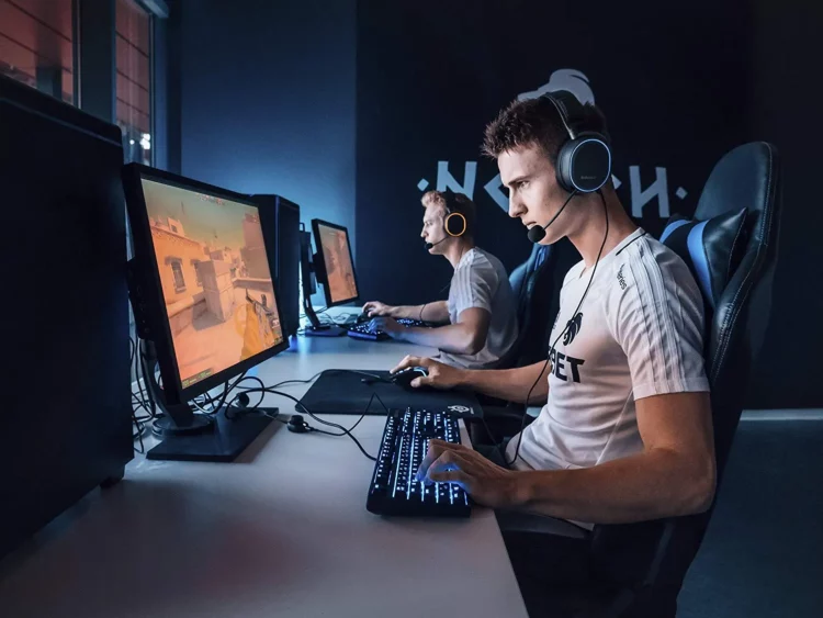What is the function of a gaming headset?
