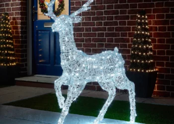 Outdoor & Garten Weihnachtsdekoration LED Rentiere – Lights4fun