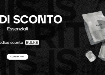 Bulk offre uno sconto del 40% su una serie di prodotti