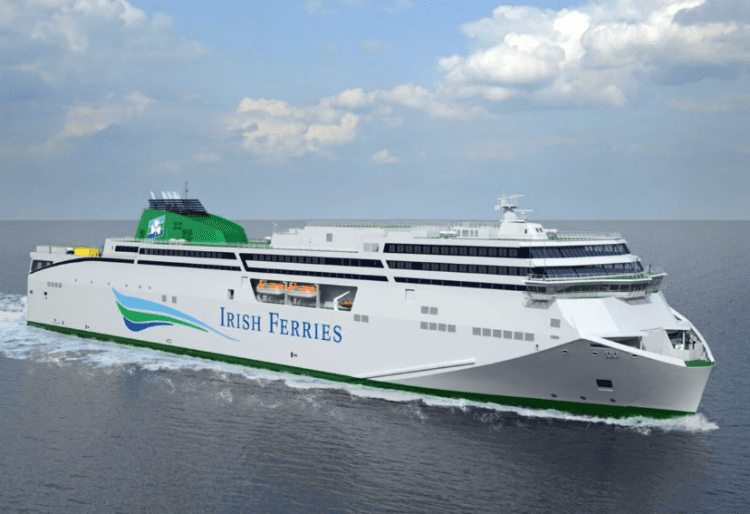 Where does Irish Ferries land in Dublin?