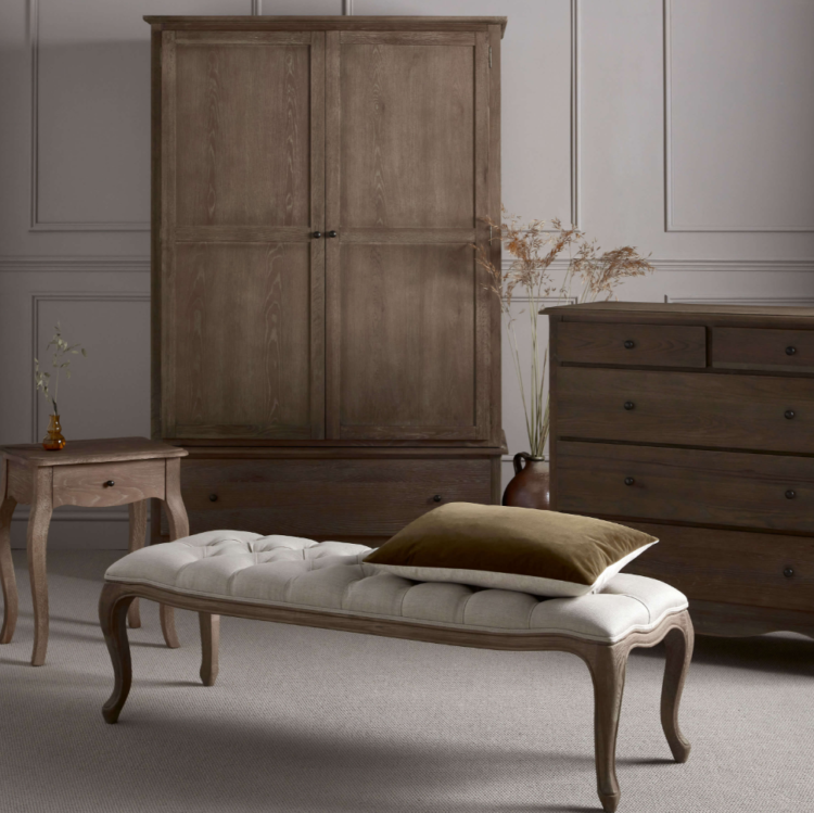 Elevate Your Bedroom with Feather & Black Chairs and Stools