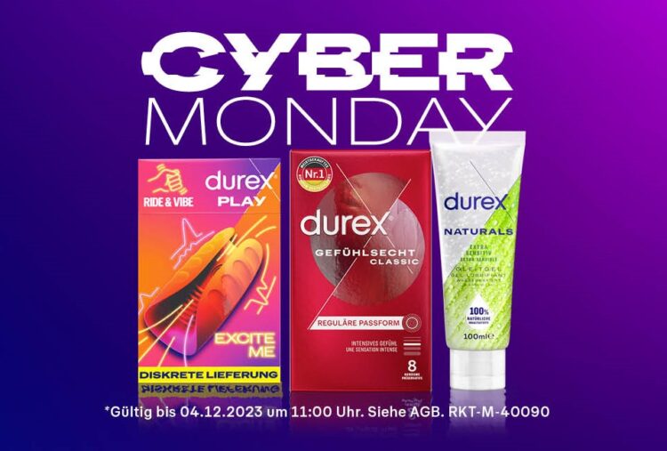 Durex Cyber Monday: Mehr Experimente, mehr Spaß!