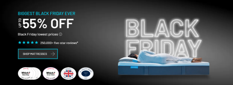 Simba Sleep Black Friday: Up to 55% Off Dreamy Deals!
