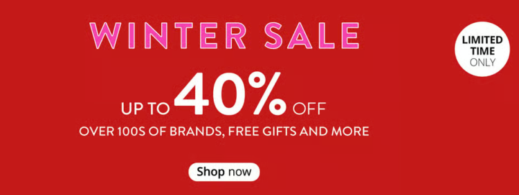 Winter Wonders: Feelunique’s Spectacular Sale – Up to 40% Off!