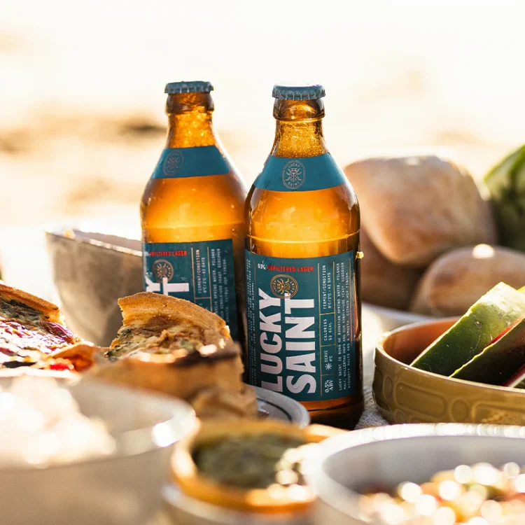 Indulge in the Pure, Unfiltered Perfection of Lucky Saint Lager – A New Standard in Brewing!
