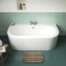 Transform Your Bathroom with Stylish and Space Saving Back to Wall Baths from Wholesale Domestic