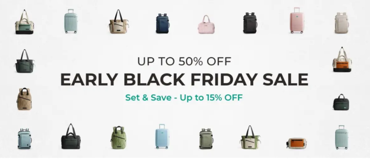 Elevate Your Travel Style: Discover BAGSMART’s Early Black Friday Sale on Quality Bags & Travel Essentials!