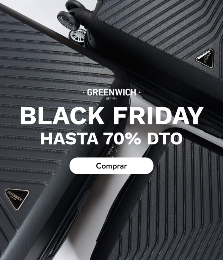Haga sus viajes sin estrés: descuentos del Black Friday en juegos de maletas Greenwich