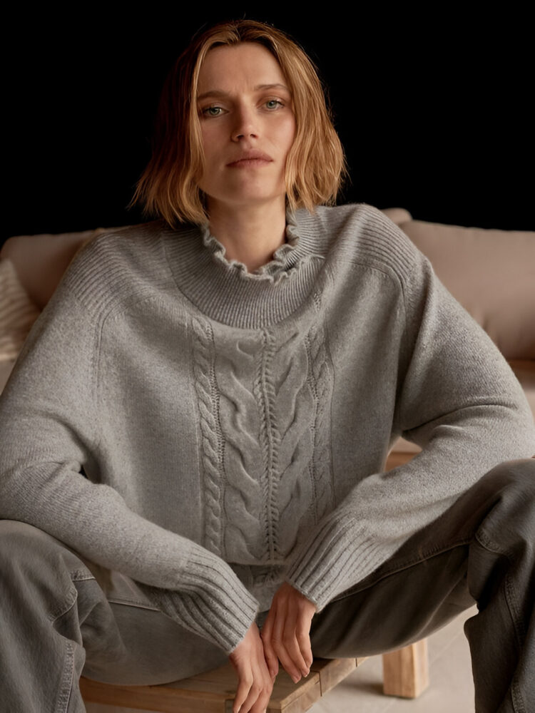 Tijdloze luxe: omarm de elegantie van herhaalde kasjmier gebreide kleding