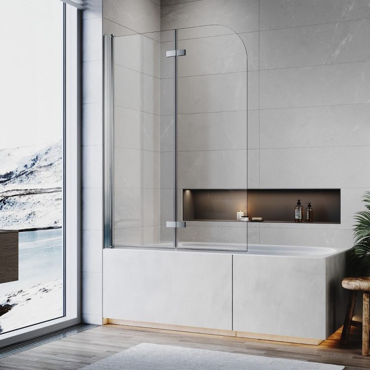 Elevate Your Bathroom with Modern Bath Shower Screens from Elegant