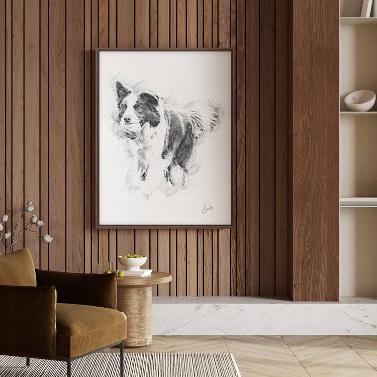 Custom Pet Art at LIME & LOU: A Timeless Tribute to Your Furry Friend